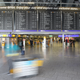 The near-empty Frankfurt Airport as air travel plunges due to coronavirus concerns.